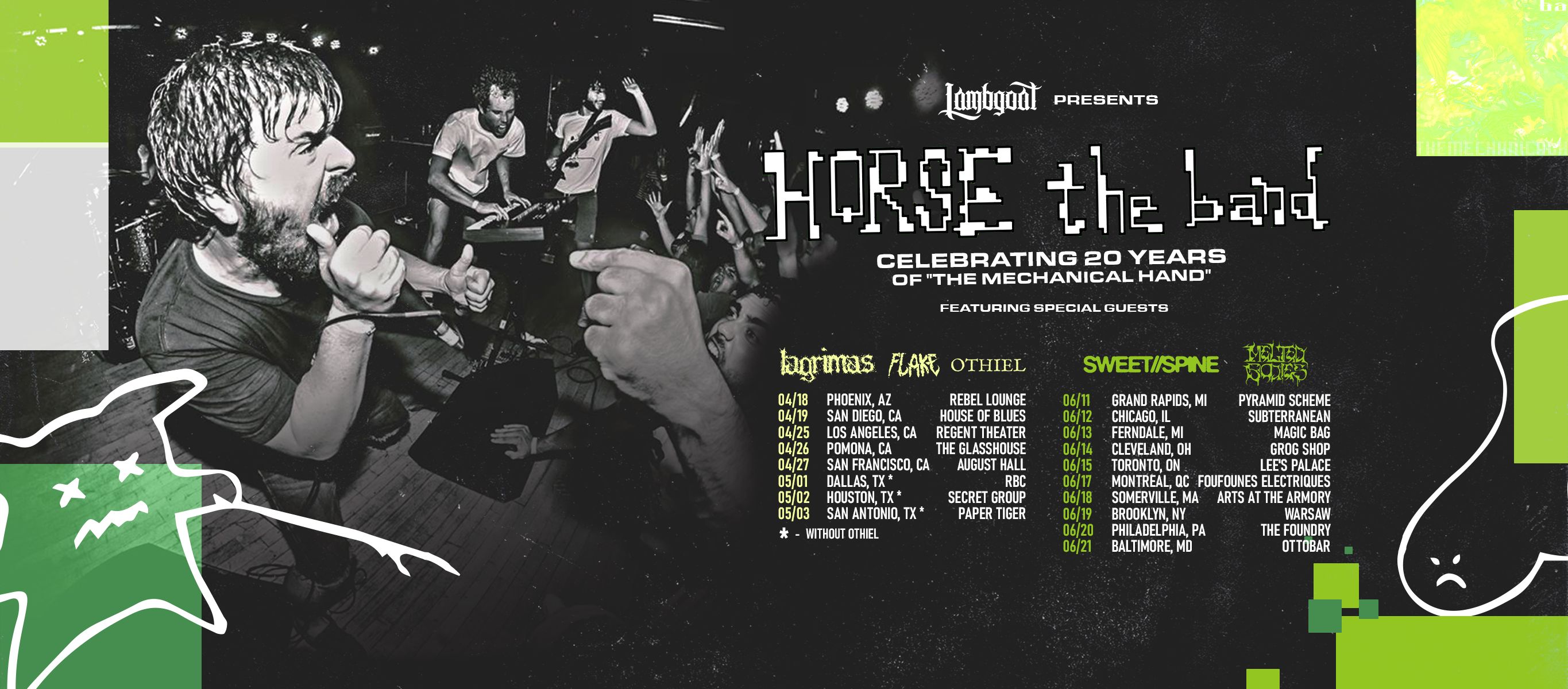 Horse The Band The Mechanical Hand Tour Poster 2025